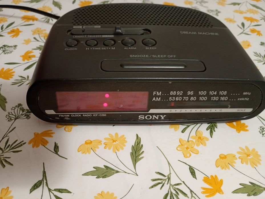 Radio despertador Sony Dream Machine ICF C 290