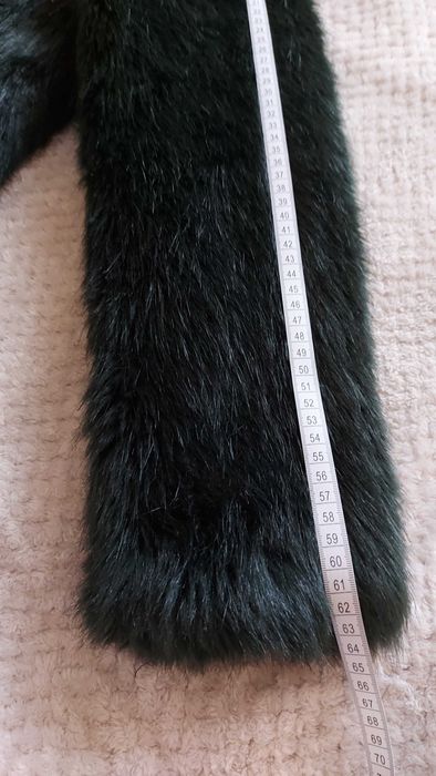 Коротка шубка з штучного хутра