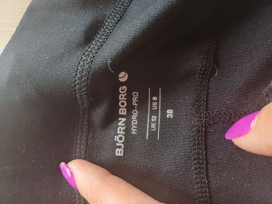 Getry legginsy czarne M Björn Borg nowe