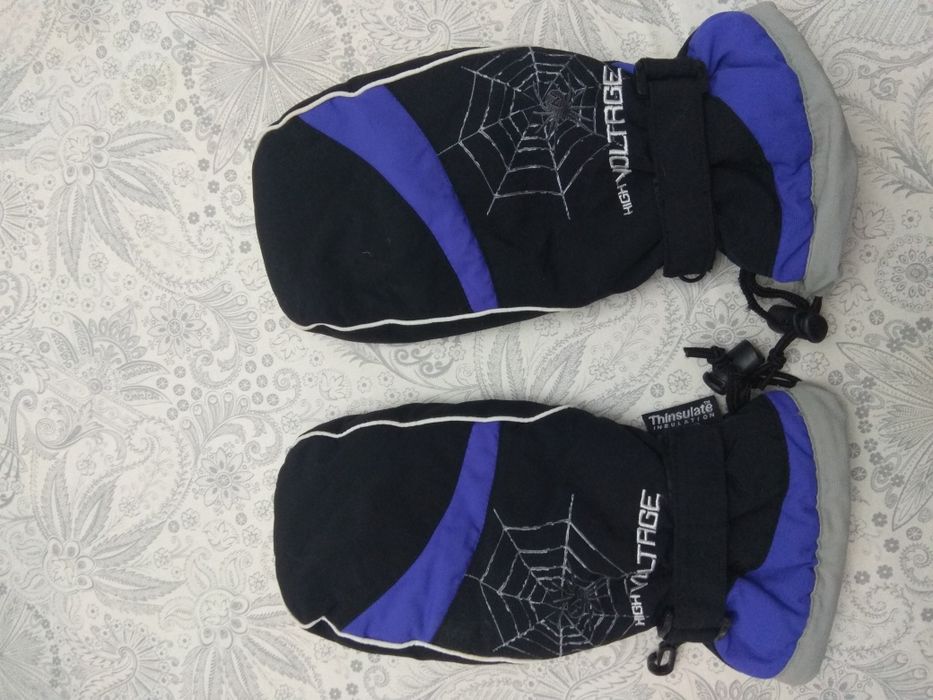 Rękawice zimowe dziecięce na sanki narty Thinsulate High Voltage 7 164