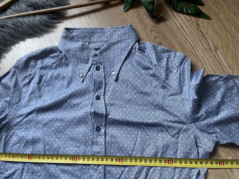 Dolce & Gabana koszula bawełniana 42 S/M niebieska markowa