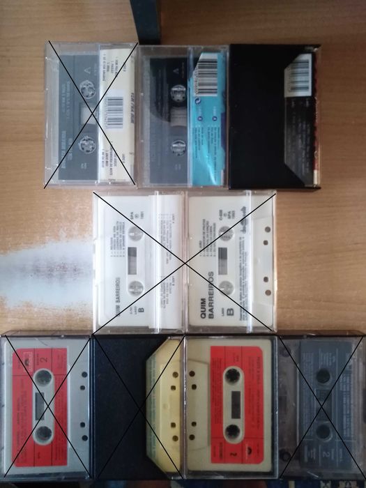 Cassetes K7 Música Nacional e Internacional