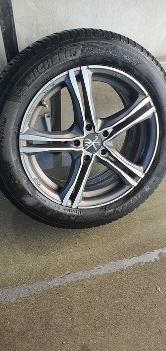 4x Felgi aluminiowe OZ X5B GRAPHITE +  4x Opony Michelin CrossClimate