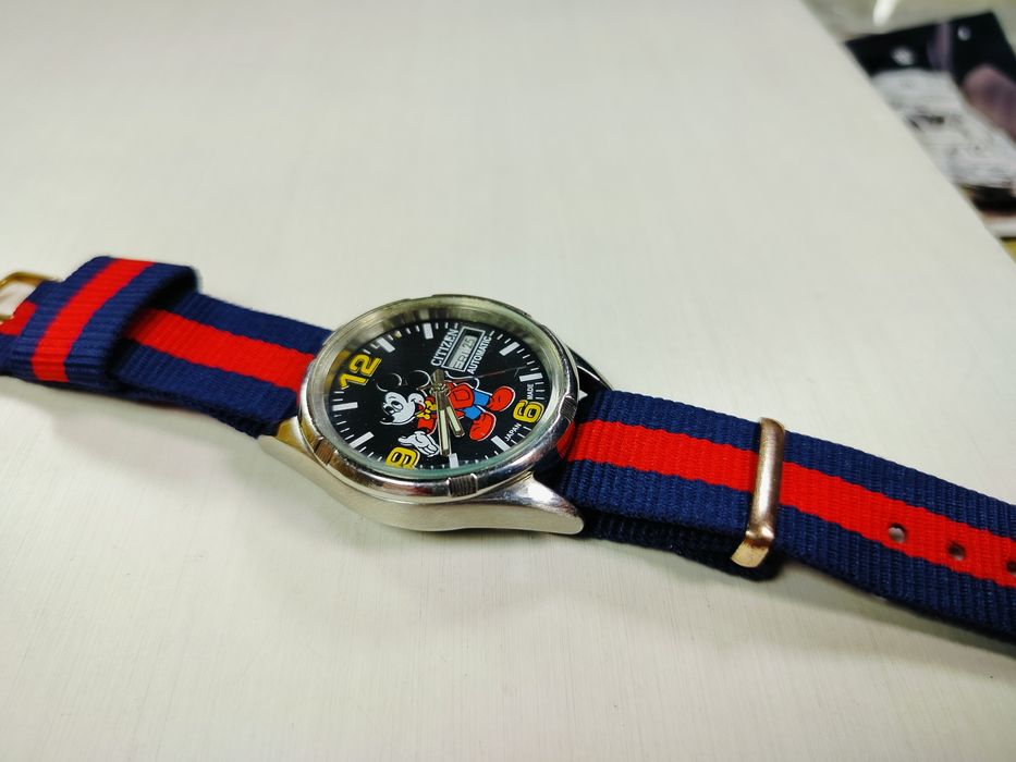 Zegarek Citizen vintage Mickey Mouse automatyczny automat Myszka Miki