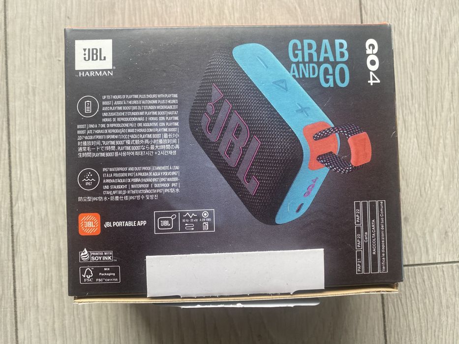 Oryginalny Głośnik Przenośny Bluetooth JBL - Go4 Okazja