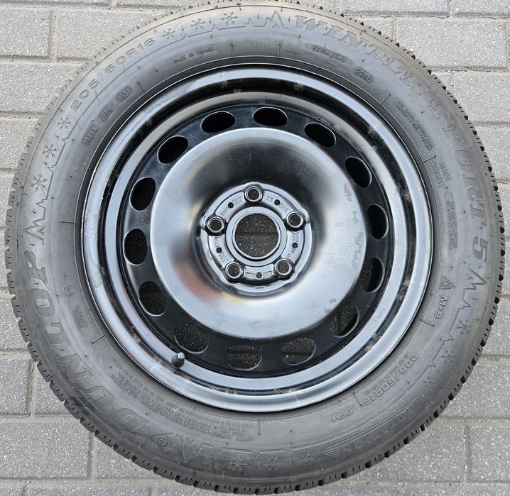 4x Felgi stalowe zimowe 16 5x112 ET46 Audi A3 Leon Octavia Golf [1265]