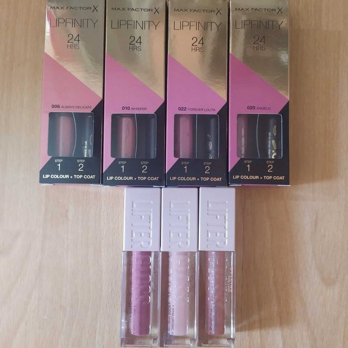 Pomadki Lipfinity i błyszczyki Liftergloss!