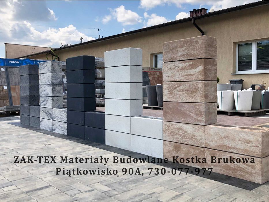 Pustak bloczek ogrodzeniowy gładki Joniec Roma Horizon  50x20x20