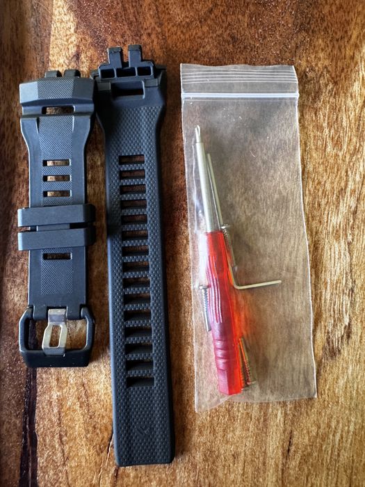 Pasek czarny do Casio G-shock GBD-200 GBD 200 + set do wymiany