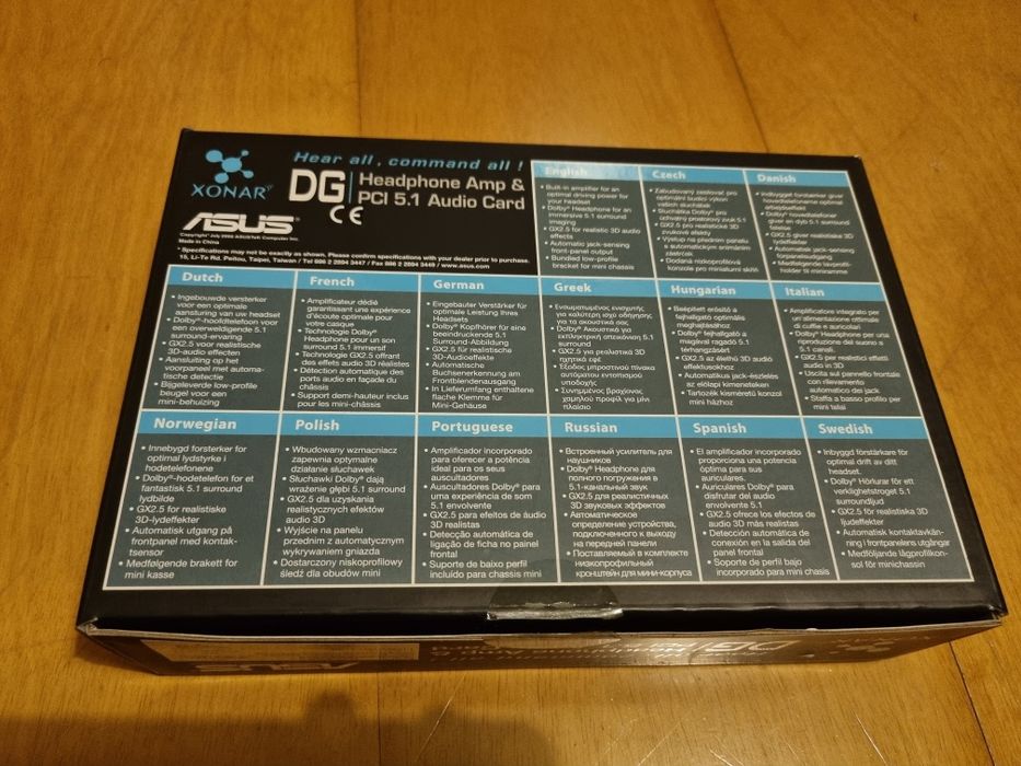 Placa de Som Asus Xonar DG445081505875906561