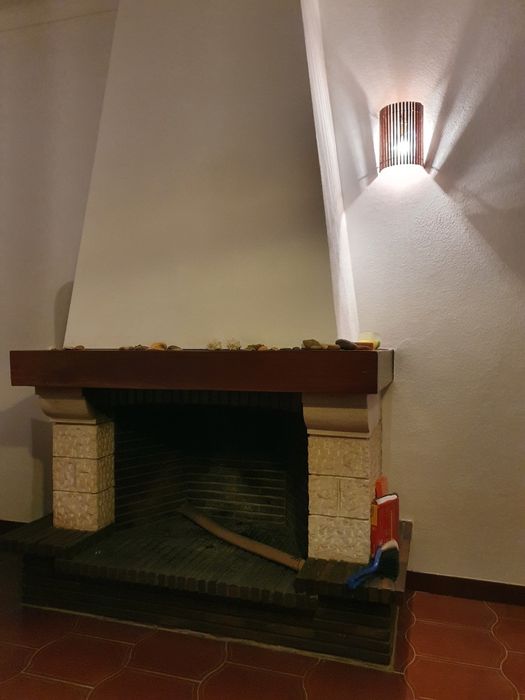 Pedra lateral lareira