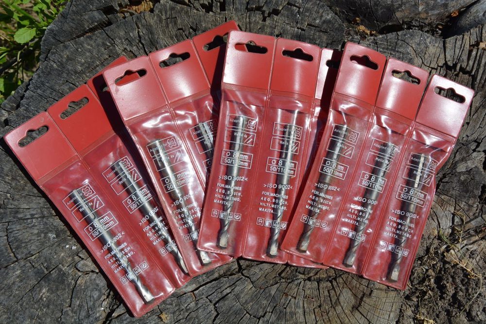 Бур для перфоратора 8*110. Свердло по бетону.