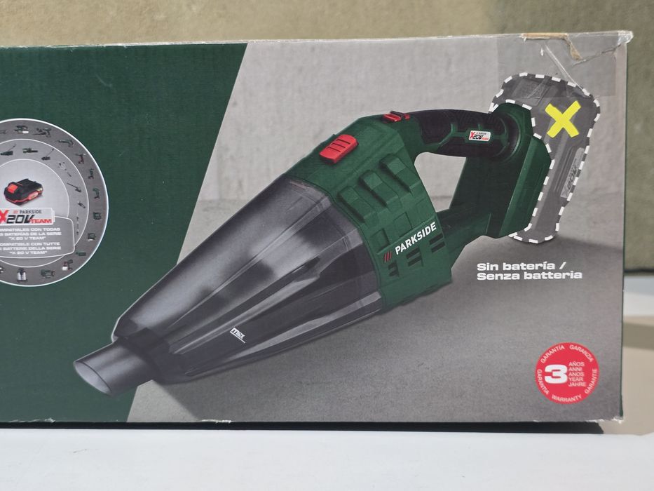 Aspirador 20v parkside