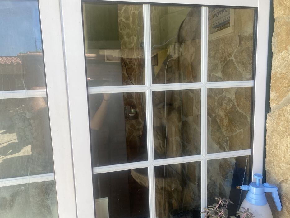 Double-glazed window frame, 3 sashes64286458591363124