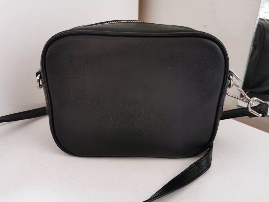 Billie KAZAR skórzana torebka listonoszka srebrne okucia