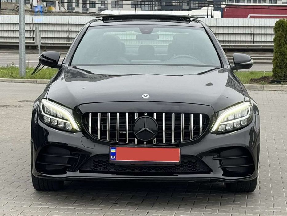 Mercedes C-сlass W205 2014-2021р Передня оптика 2 шт, рестайлінг