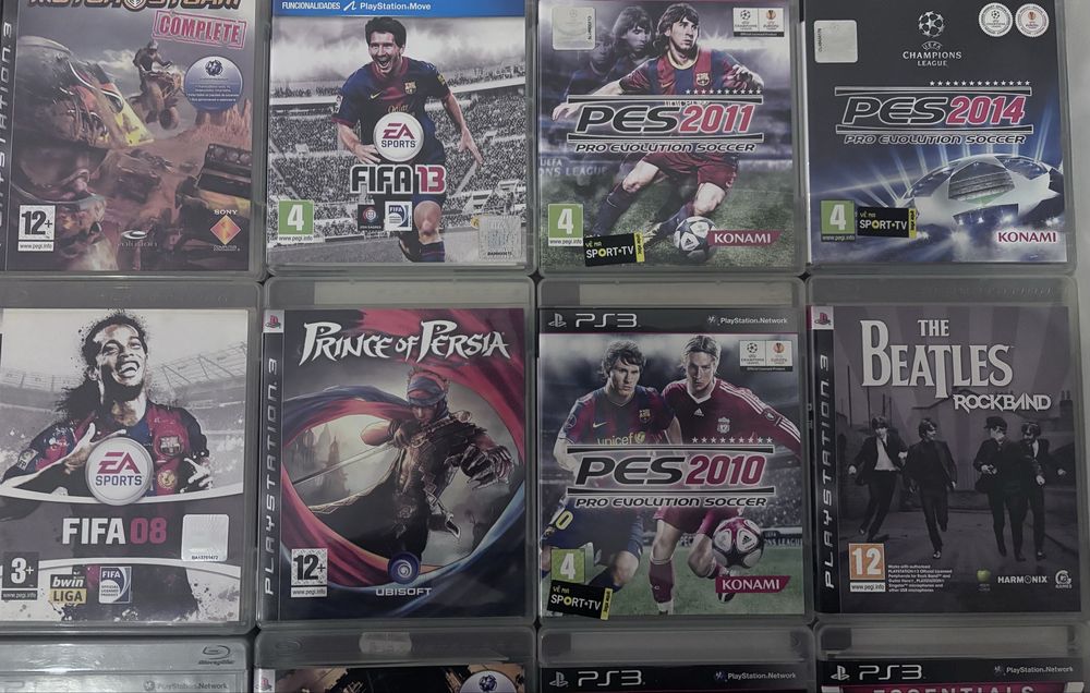 Jogos PS3 Originais – Pack de 4 jogos – Excelente  Estado