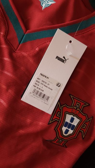 Camisola Oficial Portugal Mundial 2026 PUMA Original - Nova c/ Etiqueta - L