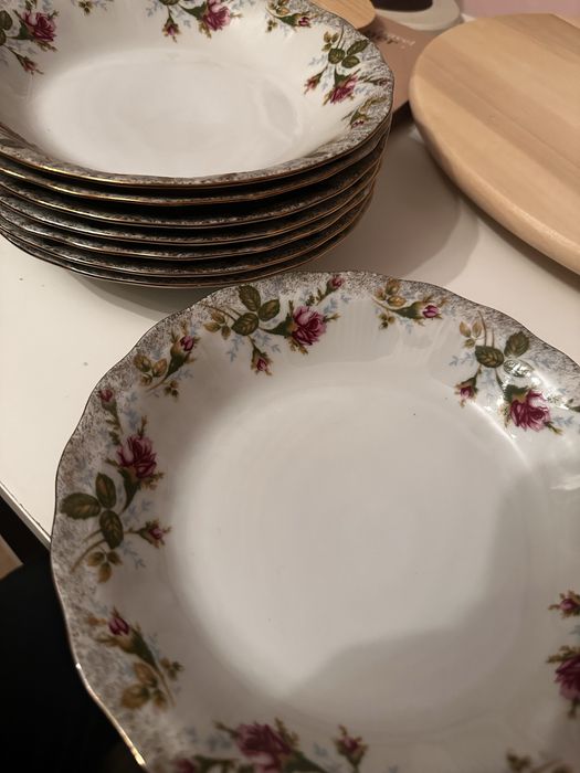 Talerze głębokie, porcelana Iwona Chodzież