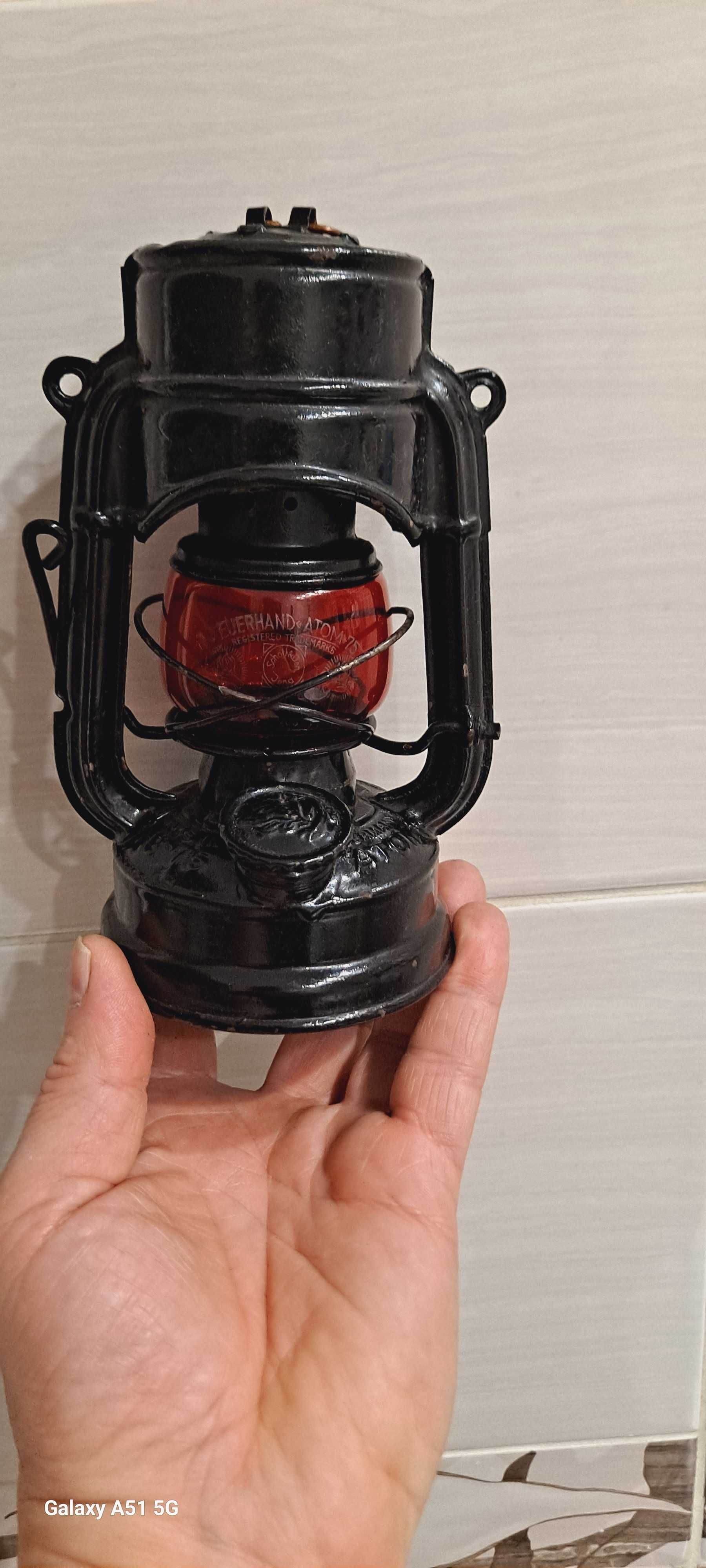 Lampa Naftowa FEUERHAND 75 ATOM WH/SS WEHRMACHT rarytas