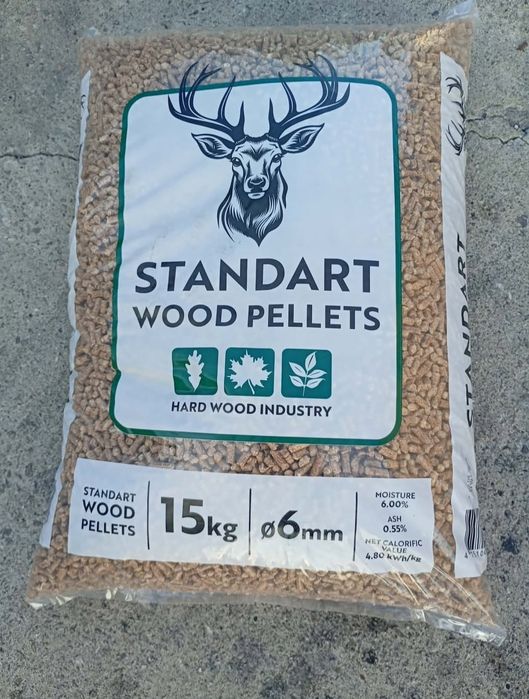 Pellet iglasty sosnowy standard, wysoka jakość