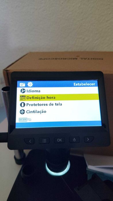 Microscópio Digital 4,3" IPS 1000X LCD Recarregável USB | Novo