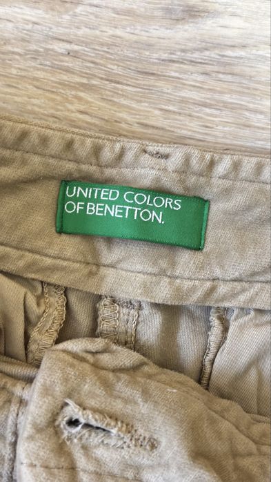 Corduroy calças de Benetton