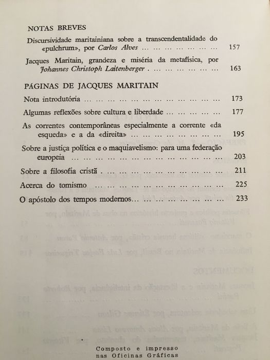 Jacques Maritain / Raymond Aron/ Alain Touraine