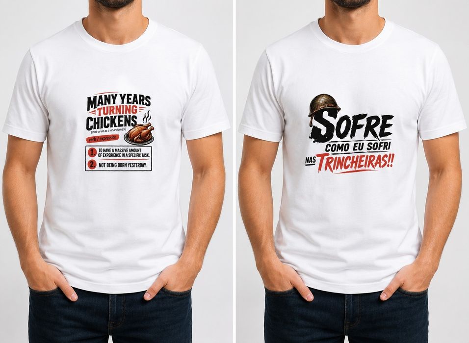 T-shirts temáticas