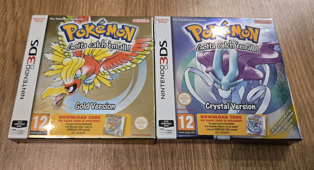 Pokemon Crystal 3DS - z niewykorzystanym kodem