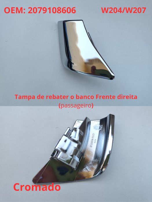 Tampa de Rebater o banco Mercedes w204/w207 passageiro / condutor