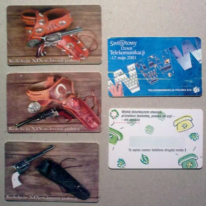 zestaw kart telefonicznych 26szt.