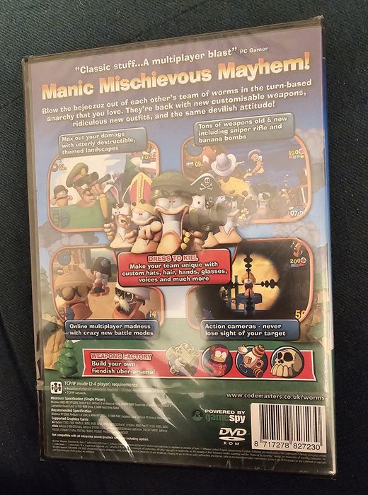 2Worms 4 Mayhem Nowa Folia Gra pc