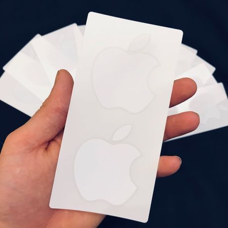 Наклейки, стикеры, эмблема логотип Apple (епл)
