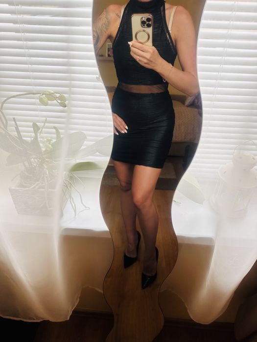 Sukienka z siateczką