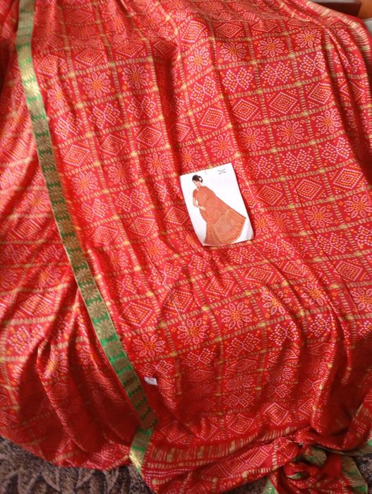 Сарі червоне індійське