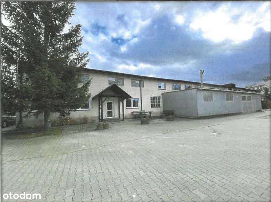 Działki z budynkiem produkcyjno-magazynowym i budynkiem magazynowym