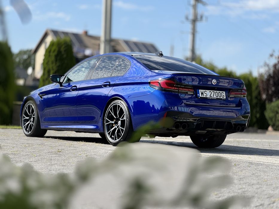 BMW M5 Competition, Salon PL, karbon, hamulce ceramiczne