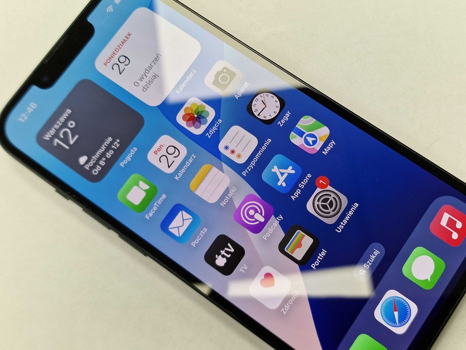 Iphone 13 128GB/ Midnight/ Bat 79%/ Grade A-/ Gwarancja + ładowarka