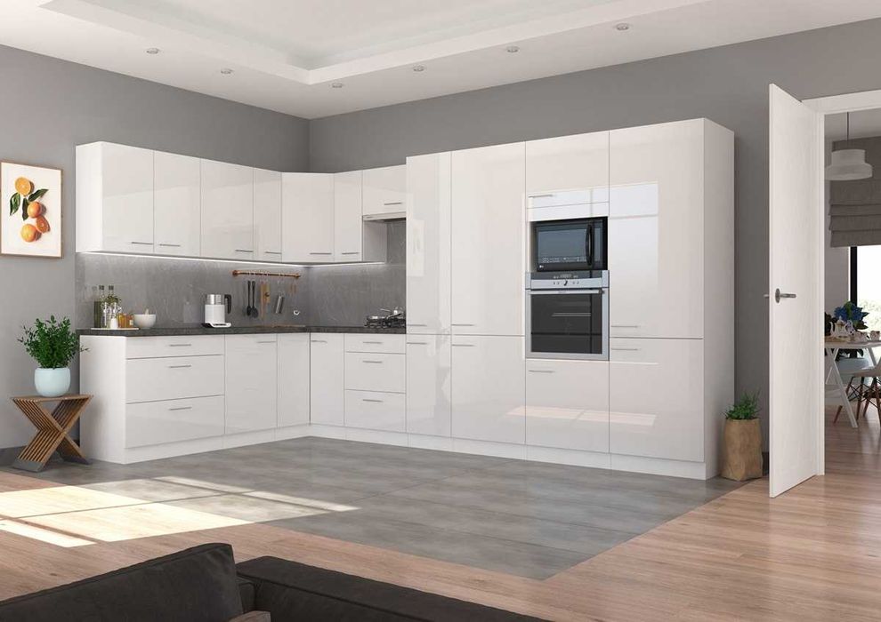 Zestaw mebli Modułowych LAURA BIAŁA/SZARA/KREMOWA Nowy model !!