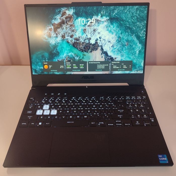 Asus tuf f15 I7-12650H  RTX3070(105W) 16GB DDR5
