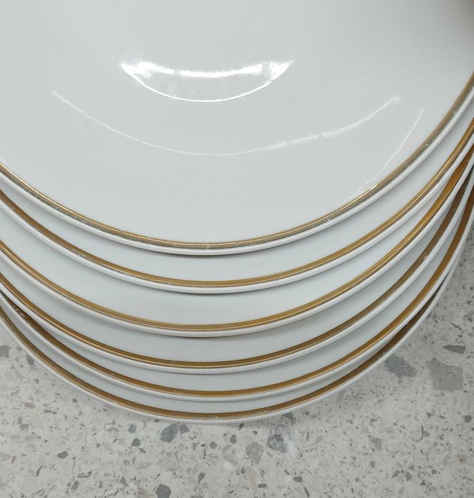 THUN Czechosłowacja porcelana talerze zestaw 6 szt.