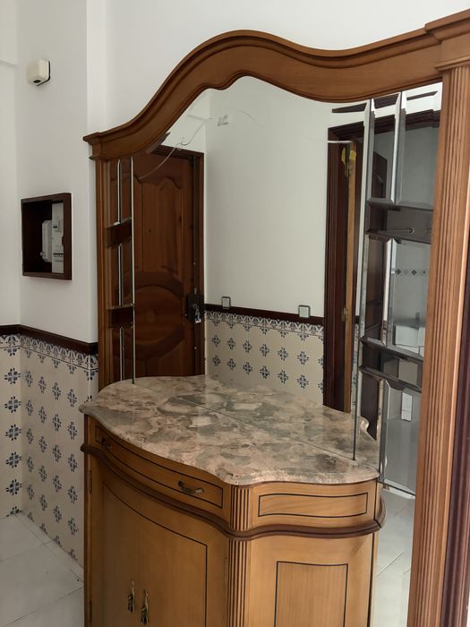 Movel de entrada com espelho