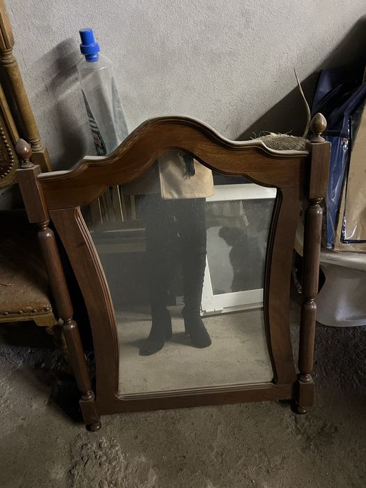 Espelho Antigo Madeira