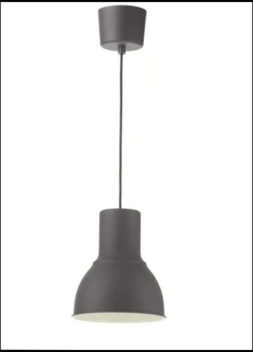 2 szt lampy Ikea 22cm szare