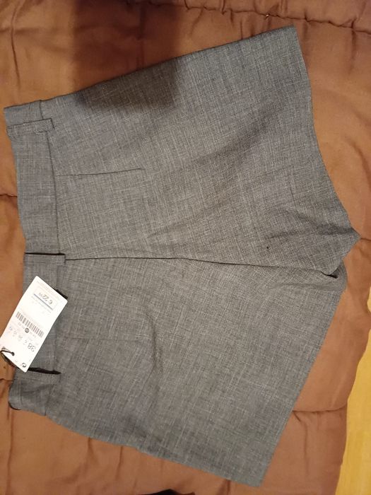 Calções Novos cinza classicos T.38 Stradivarius