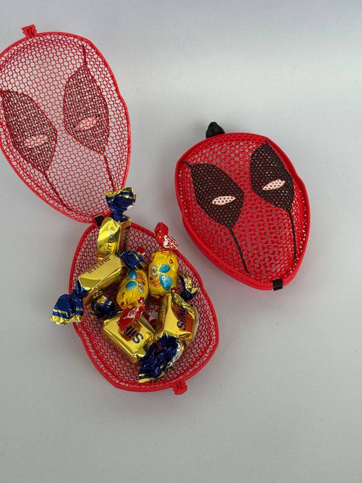 Contentor de doces com forma de Deadpool
