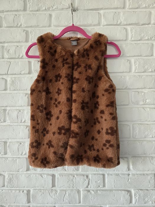 Kamizelka futerko panterka rozmiar 134