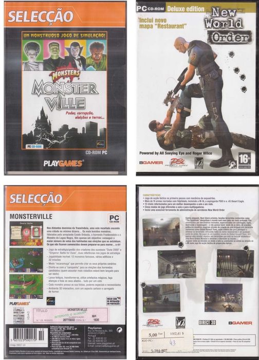 Jogos Pc Cd-Rom – 6 Unidades