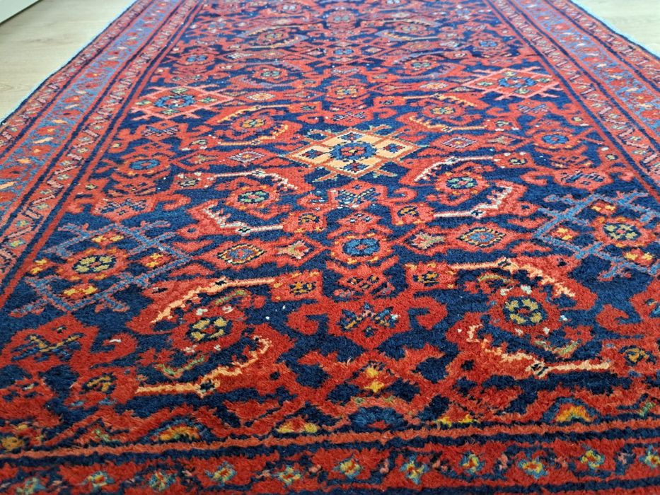 Kolekcjonerski perski chodnik ręcznie tkany Malajer 110x310cm nr1539